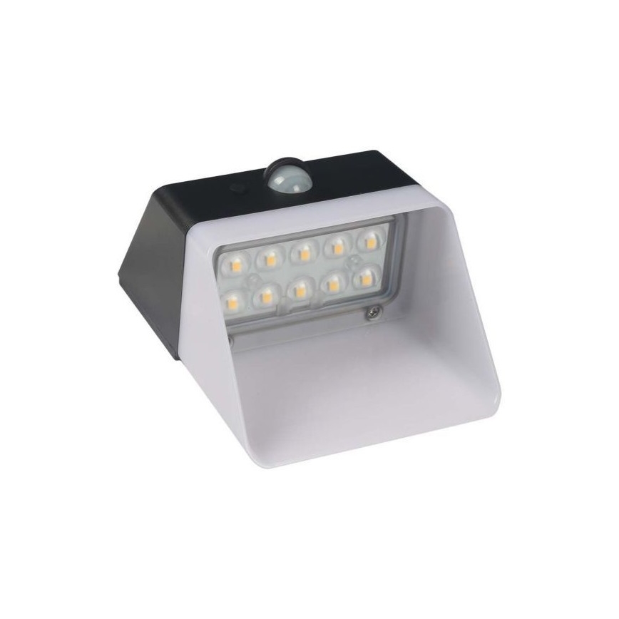 LED Solarna zidna svjetiljka sa senzorom LED/2W/3,7V 4000K IP65 1200 mAh