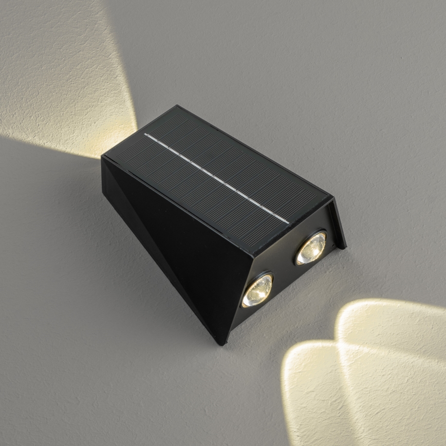 LED Solarna zidna svjetiljka sa senzorom LED/2W/5V IP54 1300 mAh