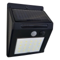 LED solarna zidna svjetiljka sa senzorom LED/3W/3,7V 1200 mAh IP44