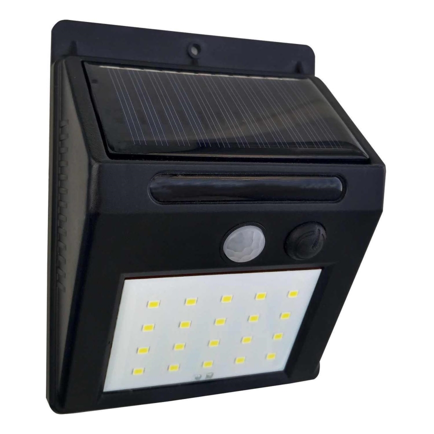 LED Solarna zidna svjetiljka sa senzorom LED/3W/3,7V 1200 mAh IP44