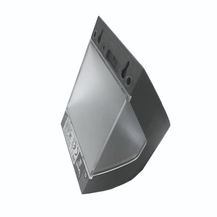 LED solarno zidno svjetlo sa senzorom LED/3W/3,7V 3000/4000K 1200 mAh IP54 antracit