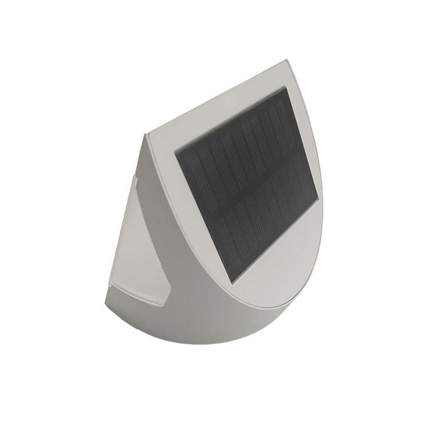 LED solarna zidna svjetiljka s senzorom LED/3W/3,7V 3000/4000K 1200 mAh IP54 bijela