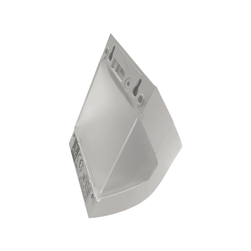 LED solarna zidna svjetiljka s senzorom LED/3W/3,7V 3000/4000K 1200 mAh IP54 bijela