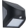 LED solarna zidna svjetiljka sa senzorom LED/3W/3,7V 3000/4000K 1200 mAh IP54 crna