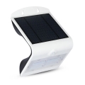 LED Solarna zidna svjetiljka sa senzorom LED/3W/3,7V 3000/4000K IP65 bijela