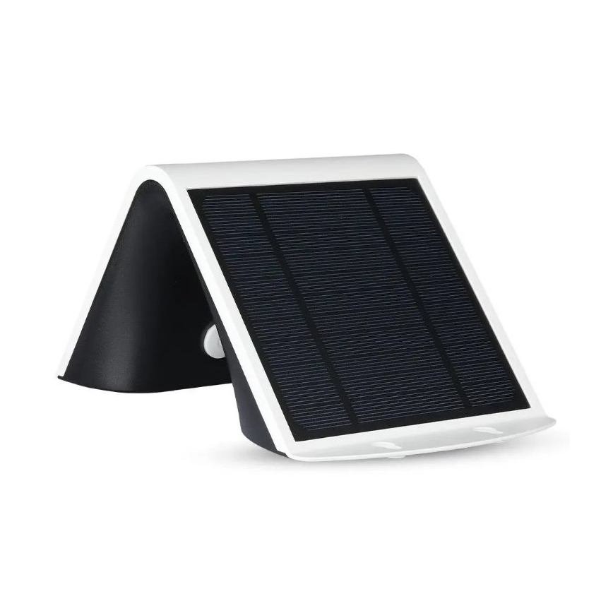 LED Solarna zidna svjetiljka sa senzorom LED/3W/3,7V 3000/4000K IP65 2000 mAh bijela