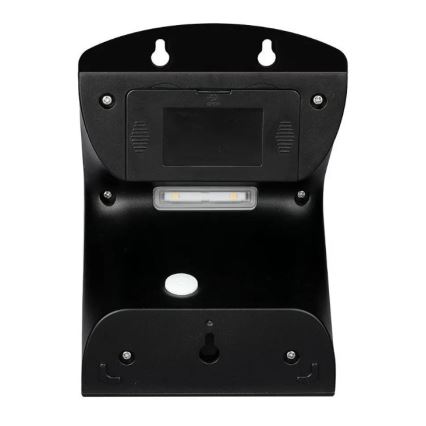 LED Solarna zidna svjetiljka sa senzorom LED/3W/3,7V 3000/4000K IP65 2000 mAh crna