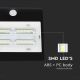LED Solarna zidna svjetiljka sa senzorom LED/3W/3,7V 3000/4000K IP65 crna