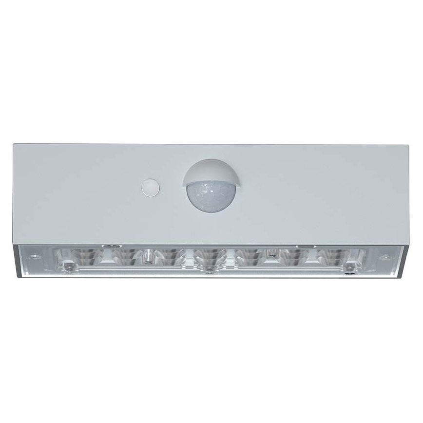 LED Solarna zidna svjetiljka sa senzorom LED/3W/3,7V 3000K/4000K IP65 bijela