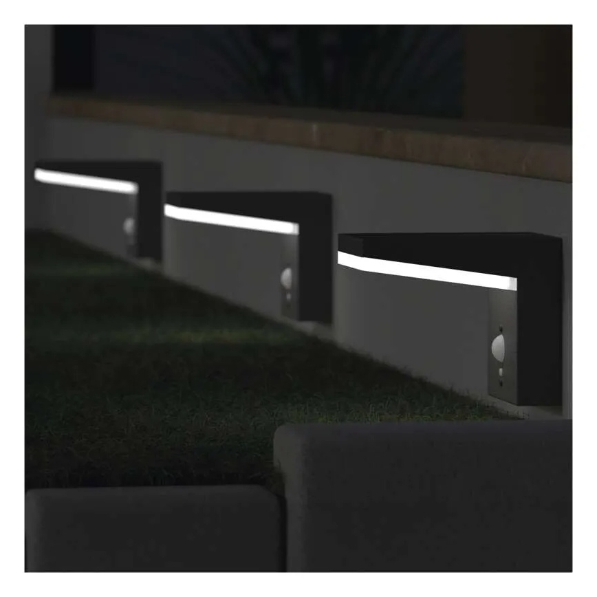 LED Solarna zidna svjetiljka sa senzorom LED/4,4W/3,7V 2200 mAh IP44