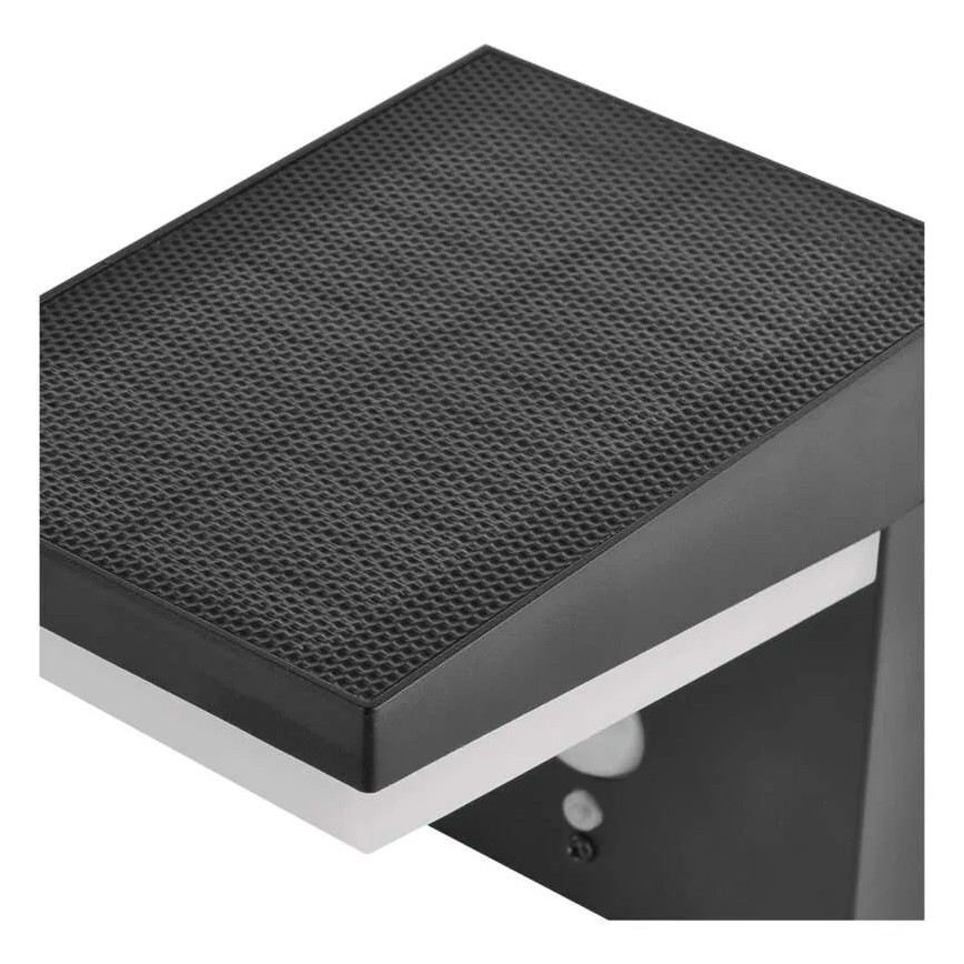 LED Solarna zidna svjetiljka sa senzorom LED/4,4W/3,7V 2200 mAh IP44