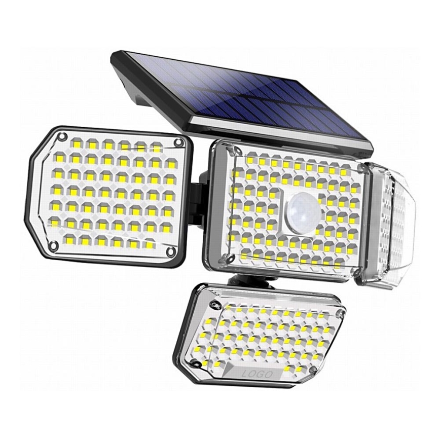 LED Solarna zidna svjetiljka sa senzorom LED/5W/5,5V IP65 2400 mAh