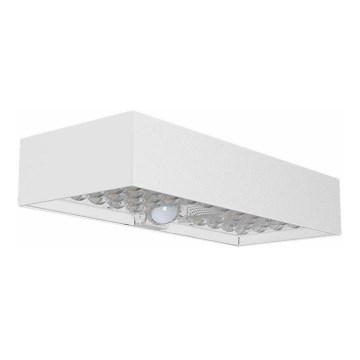 LED Solarna zidna svjetiljka sa senzorom LED/6W/3,7V IP65 4000K bijela