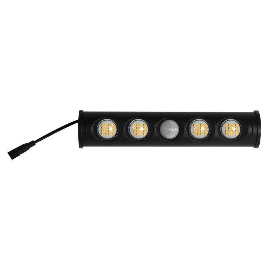 LED Solarna zidna svjetiljka sa senzorom LED/8W/3,7V IP65 3000K 4000 mAh