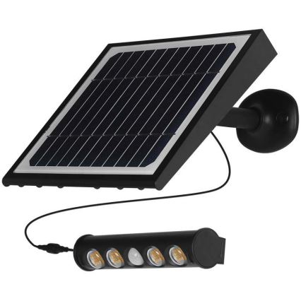 LED Solarna zidna svjetiljka sa senzorom LED/8W/3,7V IP65 3000K 4000 mAh