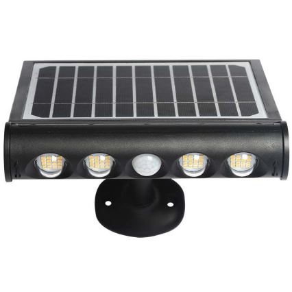 LED Solarna zidna svjetiljka sa senzorom LED/8W/3,7V IP65 3000K 4000 mAh