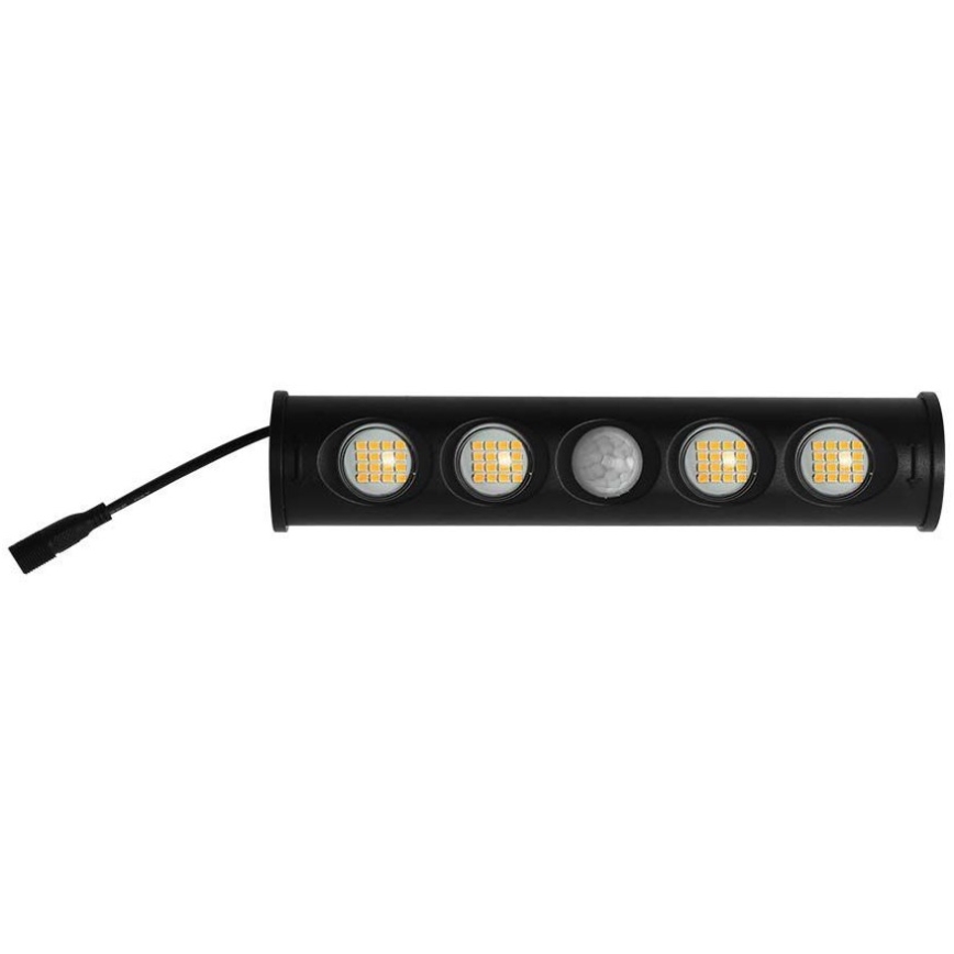 LED Solarna zidna svjetiljka sa senzorom LED/8W/3,7V IP65 4000K 4000 mAh