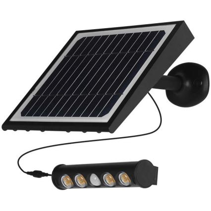 LED Solarna zidna svjetiljka sa senzorom LED/8W/3,7V IP65 4000K 4000 mAh