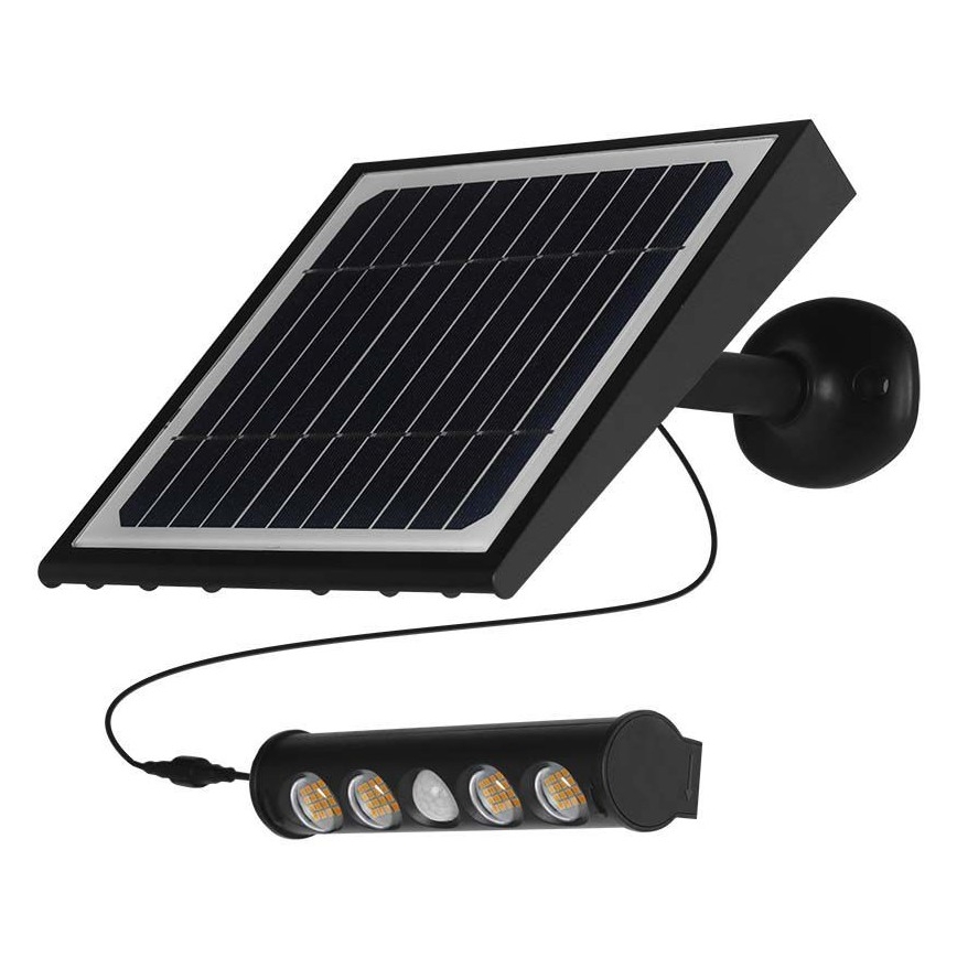LED Solarna zidna svjetiljka sa senzorom LED/8W/3,7V IP65 4000K 4000 mAh