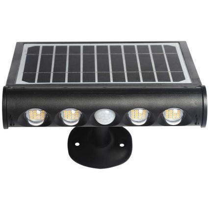 LED Solarna zidna svjetiljka sa senzorom LED/8W/3,7V IP65 4000K 4000 mAh