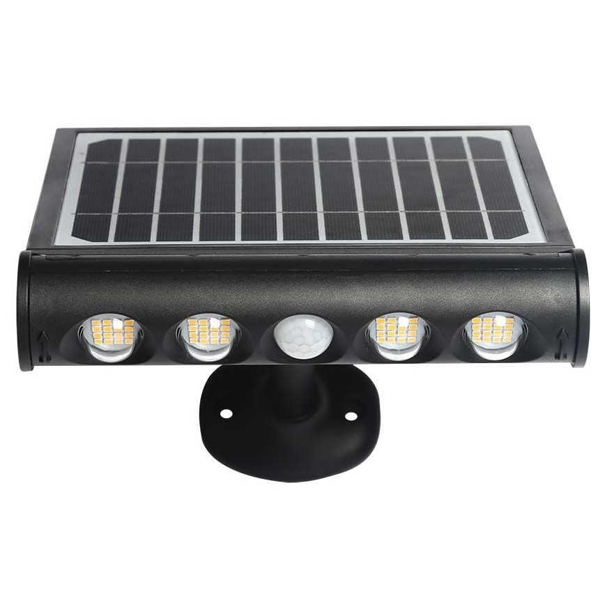 LED Solarna zidna svjetiljka sa senzorom LED/8W/3,7V IP65 4000K 4000 mAh