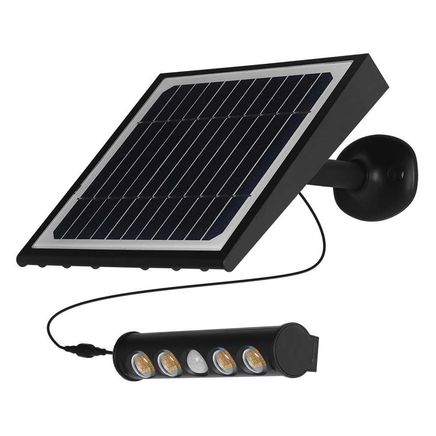 LED Solarna zidna svjetiljka sa senzorom LED/8W/3,7V IP65 6000K 4000 mAh