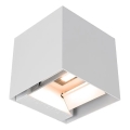 LED solarna zidna svjetiljka sa senzorom LED/9W/3,7V 3000/4000/5000K IP65 2600 mAh bijela