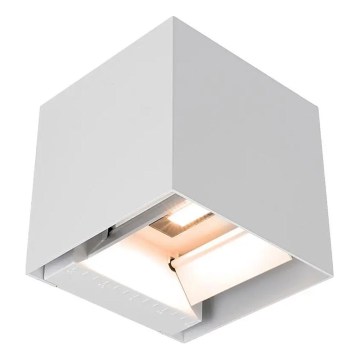 LED solarna zidna svjetiljka sa senzorom LED/9W/3,7V 3000/4000/5000K IP65 2600 mAh bijela