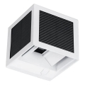 LED solarna zidna svjetiljka sa senzorom LED/9W/3,7V 3000/4000/6000K IP65 2600 mAh bijela