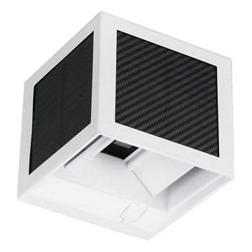 LED solarna zidna svjetiljka sa senzorom LED/9W/3,7V 3000/4000/6000K IP65 2600 mAh bijela