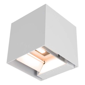 LED Solarna zidna svjetiljka sa senzorom LED/9W/3,7V IP65 3000K bijela