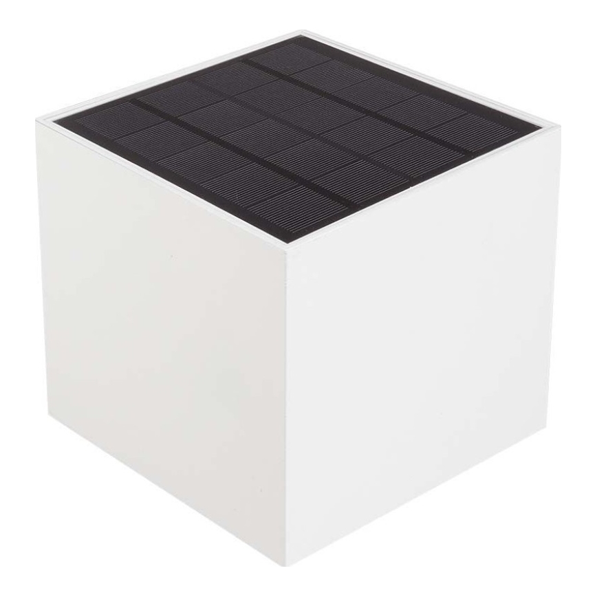 LED Solarna zidna svjetiljka sa senzorom LED/9W/3,7V IP65 3000K bijela