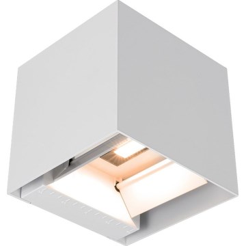 LED solarna zidna svjetiljka sa senzorom LED/9W/5V 3000/4000/5000K IP65 2600 mAh bijela