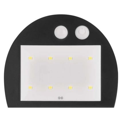 LED Solarna zidna svjetiljka sa senzorom LUMI LED/3,7W IP54 bijela