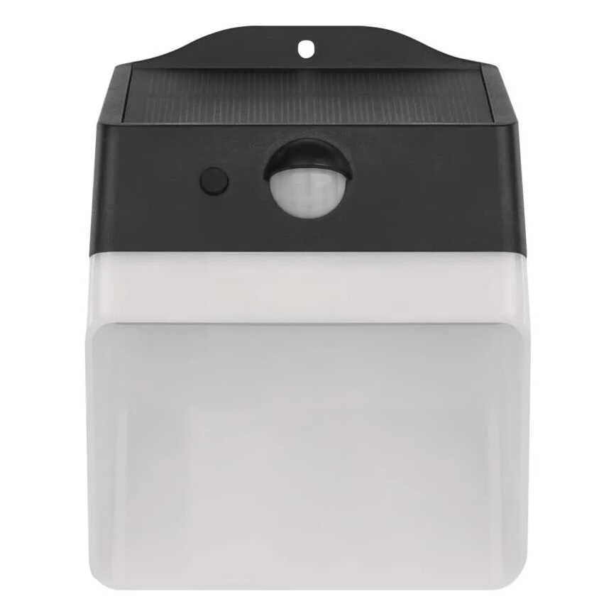 LED Solarna zidna svjetiljka sa senzorom LUMI LED/3,7W IP65 crna