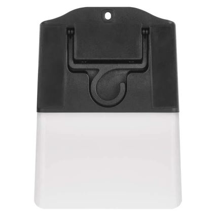 LED Solarna zidna svjetiljka sa senzorom LUMI LED/3,7W IP65 crna