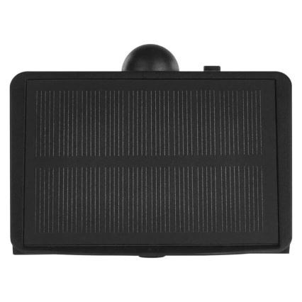 LED Solarna zidna svjetiljka sa senzorom LUMI LED/3,7W IP65 crna