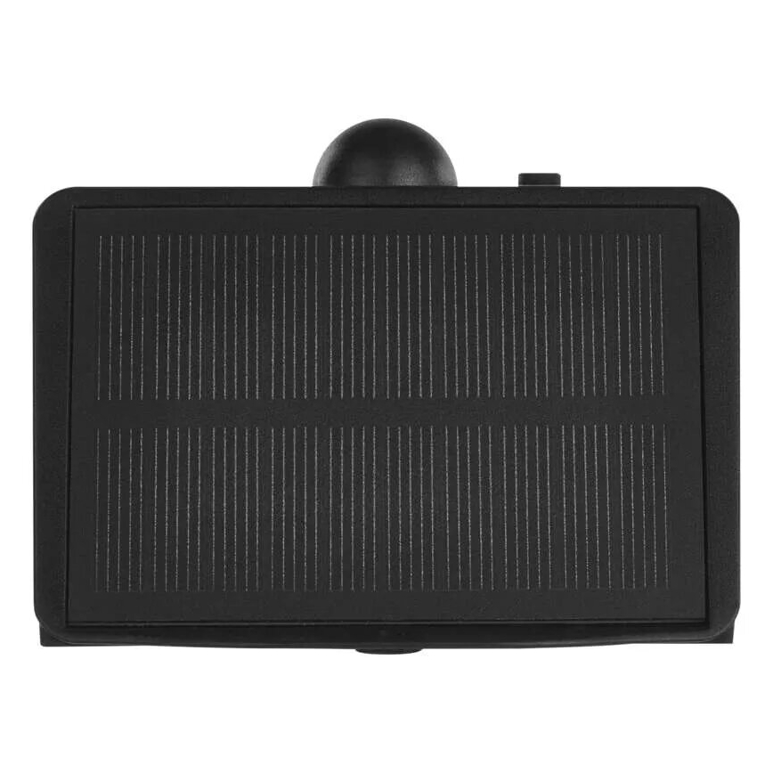 LED Solarna zidna svjetiljka sa senzorom LUMI LED/3,7W IP65 crna