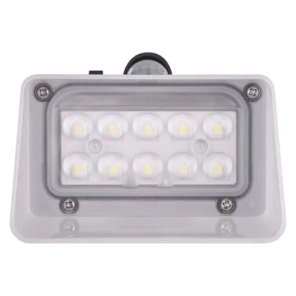 LED Solarna zidna svjetiljka sa senzorom LUMI LED/3,7W IP65 crna