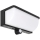LED solarna zidna svjetiljka sa senzorom pokreta i sumraka LED/3W/3,7V IP54 1500 mAh crna