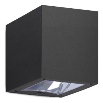 LED solarna zidna svjetiljka sa senzorom QUERK LED/1,2V 3000/4000K IP54 800 mAh