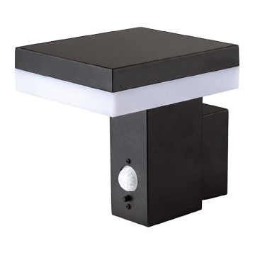 LED Solarna zidna svjetiljka sa senzorom SOLARIS2 LED/5,5W/3,7V 4000K IP44 2600 mAh