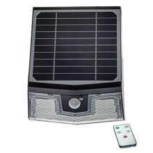 LED Solarna zidna svjetiljka sa senzorom TRANSFORMER LED/7W/3,7V IP65 + daljinski upravljač
