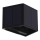 LED Solarna zidna svjetiljka WINGS LED/2W/1200 mAh 3,7V 3000K IP54 crna