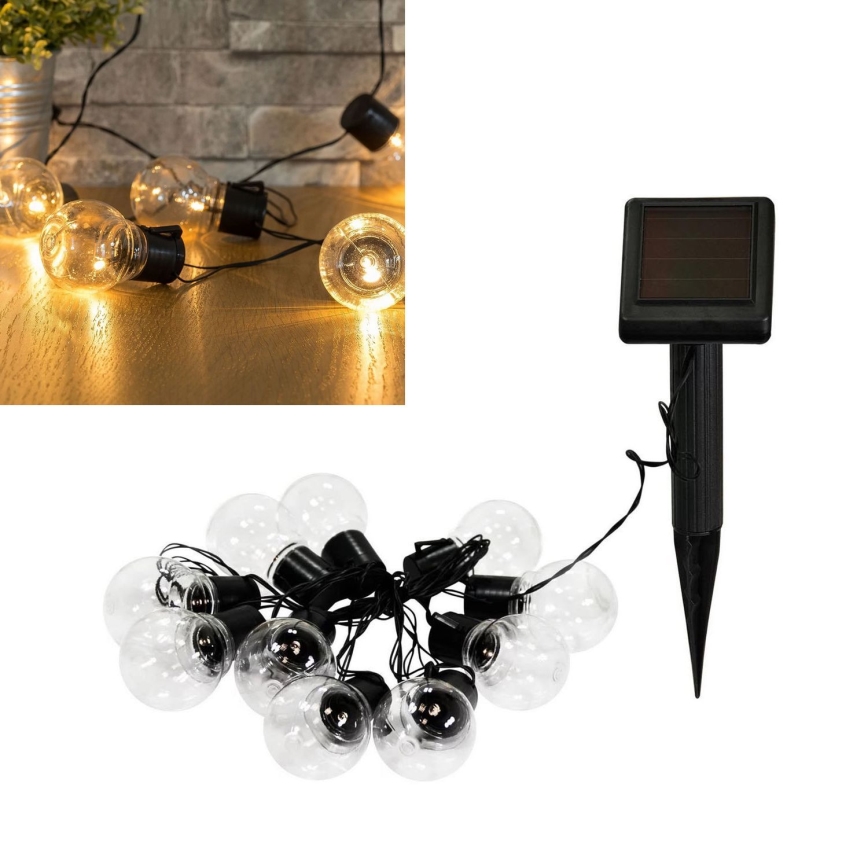 LED Solarni dekorativni lanac LED/1,2V 300 mAh 3,8 m IP44