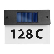 LED Solarni kućni broj LED/1,2V/600 mAh IP44