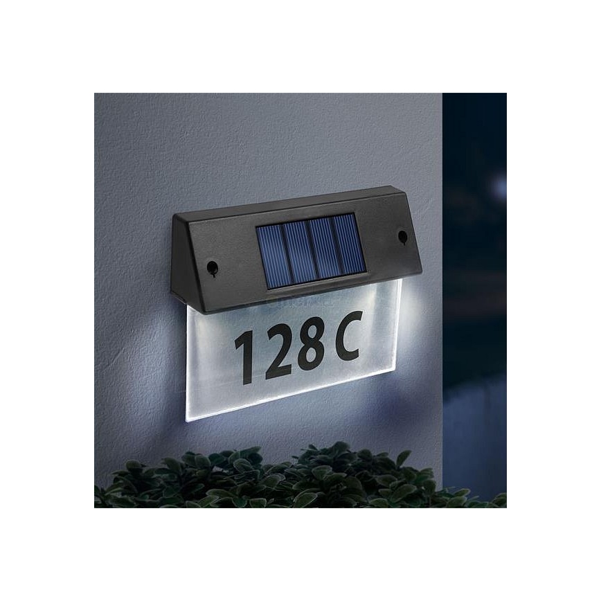 LED Solarni kućni broj LED/1,2V/600 mAh IP44