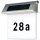 LED Solarni kućni broj LED/2x0,07W/2,4V 1200 mAh IP44