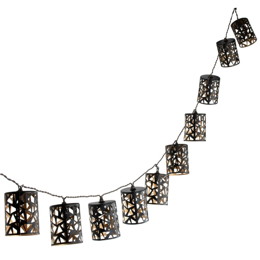 LED Solarni lanac 10xE12/3,65m IP44 topla bijela