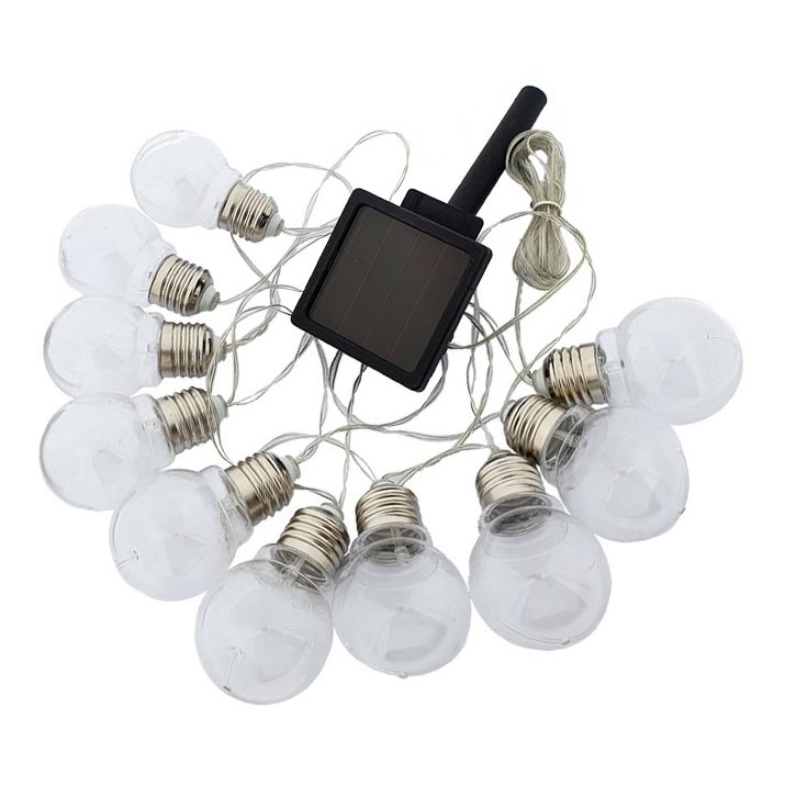 LED Solarni lanac 10xLED/2m IP44 topla bijela
